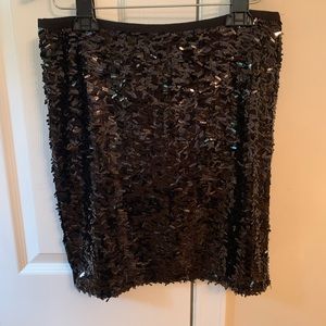 Ann Taylor sequin mini skirt. 6P